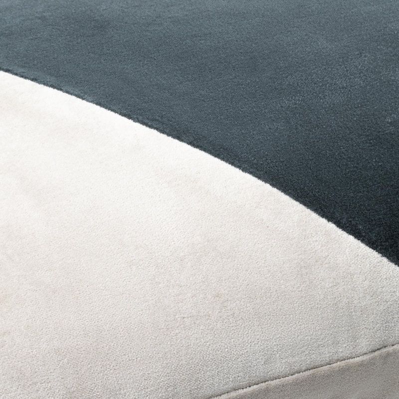 Oreiller en coton Denny, Sauge, Duvet