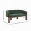Canapé carré de style moderne Mid-Century avec pieds en bois d'hévéa massif Caradon-132274045