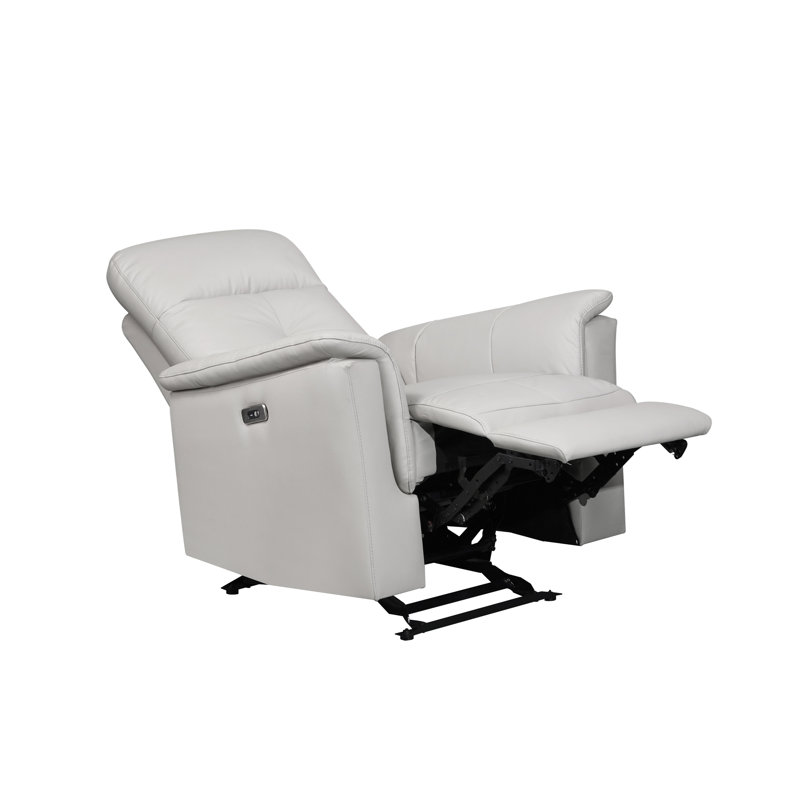 Fauteuil inclinable électrique, argent, Argent