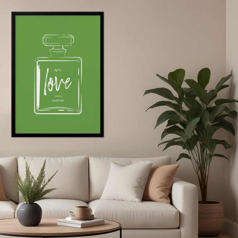 Green Perfume Print by Martina, 20" H x 16" W