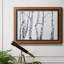 Birch Trees I - Toile encadrée de qualité supérieure - prête à être accrochée-413463133-449468815