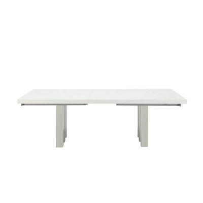 Table laquée blanche Roma