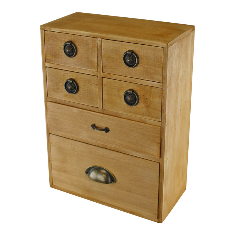 Dews Wood Desk Organiser