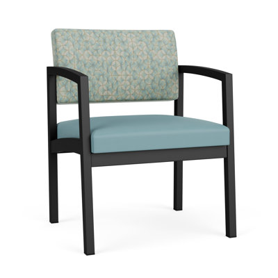 Lenox Steel Waiting Reception Oversized Guest Chair Metal Frame