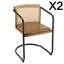 Alphon Armchair in Brown