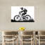 «Extreme Mountain Biking Abstract Contemporary Mountain Landscape», art mural-129148818