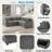 L-shaped Sectional Sofa With Hidden Storage Compartment-1779223014