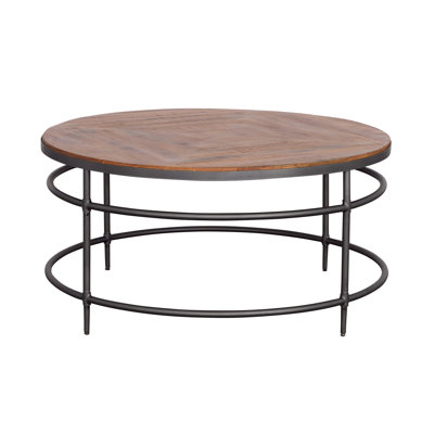Treynae Solid Wood Top Coffee Table