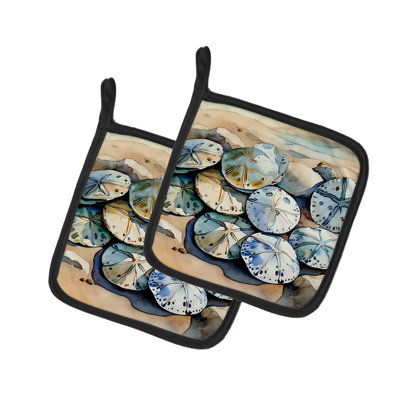 Caroline's Treasures Nautical Collection Polyester Potholder Set