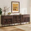 Buffet 94,5 "Mid-Century moderne avec tablettes réglables et 2 tiroirs-1644745168