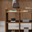 Armoire pour îlot central de style rétro