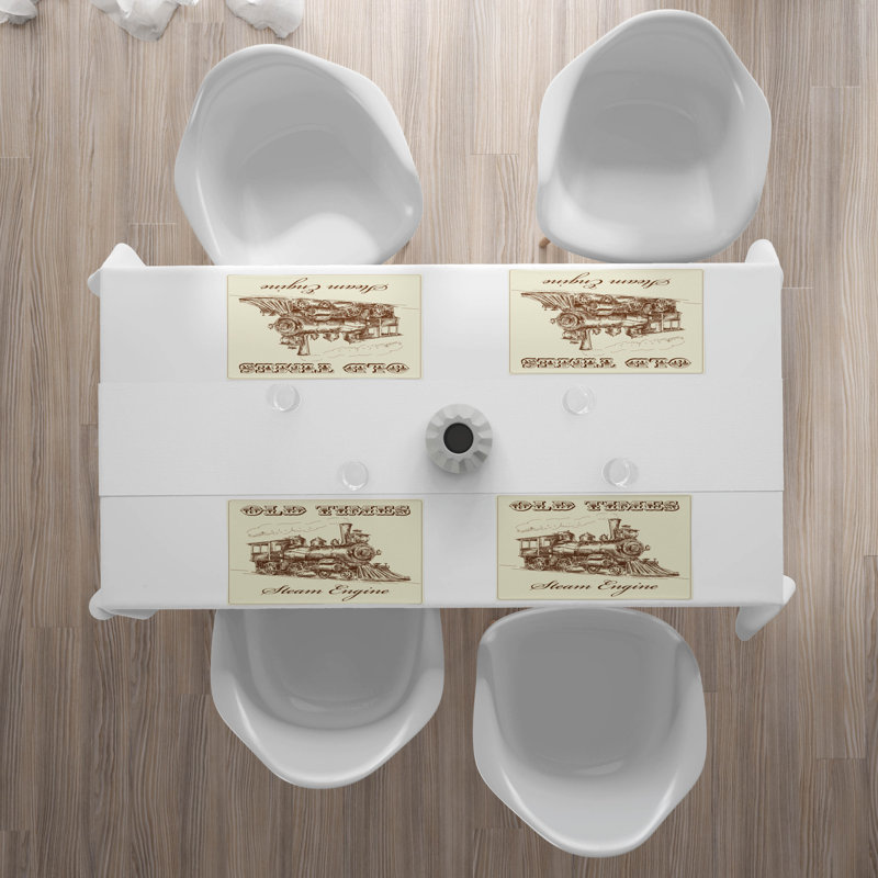 Polyester Abstract Rectangle Placemat