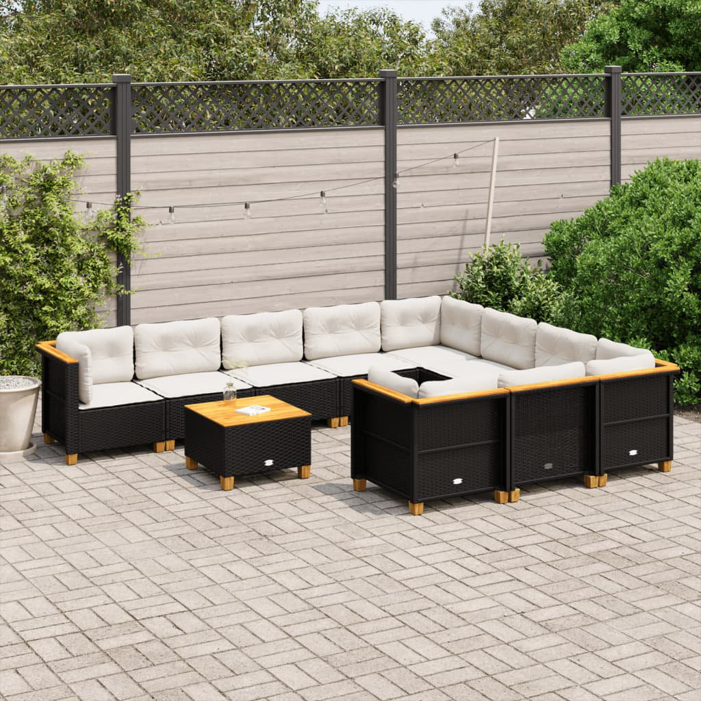 10-Sitzer Lounge-Set Fallsbrooke aus Polyrattan mit Polster