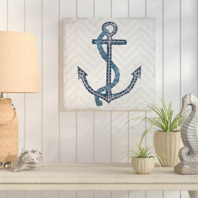« nautique anchor », impression sur toile