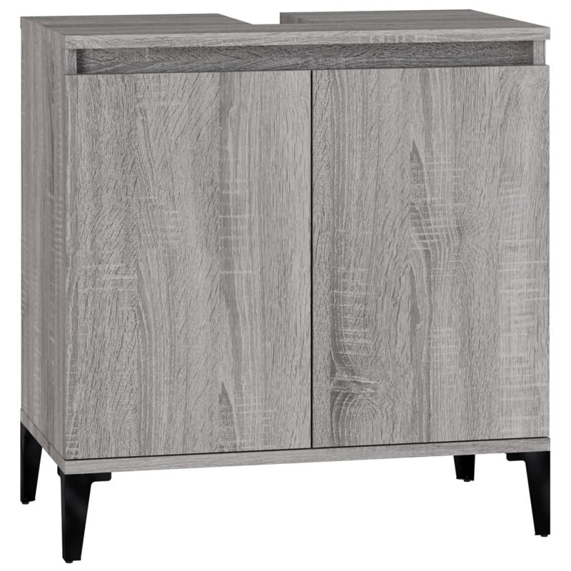 Lofley Bathroom Furniture Suite, Grey Sonoma