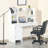 Farmhouse Computer Desk With Hutch And Cabinet, Home Office Desk With Storage, For Study, White-117380656