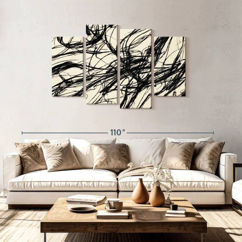 Avery abstrait fils noirs
