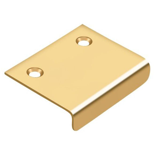 Tiroir Deltana DCM215CR003, armoire, poignée miroir, 2 po x 1-1 / 2 po en laiton poli par dépôt physique en phase vapeur
