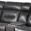 Canapé modulaire inclinable en cuir Barfuss