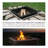 Houser DIY Heavy-Duty Square Steel Fire Pit Rim Insert - 30"-263765723