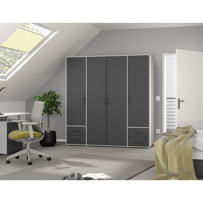 Velorin 3 Hinged Door Wardrobe available in many colour combinations 2 Drawer INCL. Delivery and Assembly