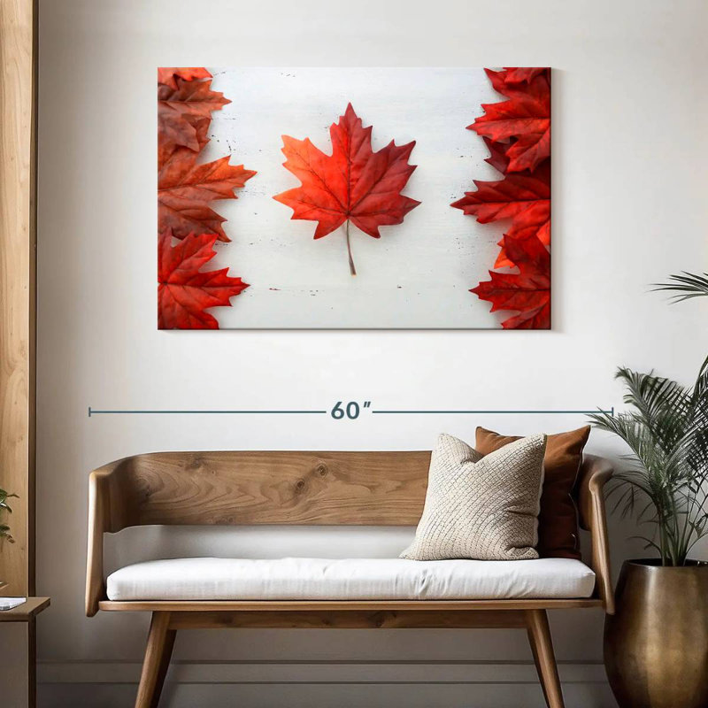Borges Maple Leaf, 30" H x 45" W