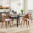 Upholstered Dining Chair With Wooden Frame-1273714991-1244952187