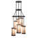 6 - Light Dimmable Geometric Chandelier