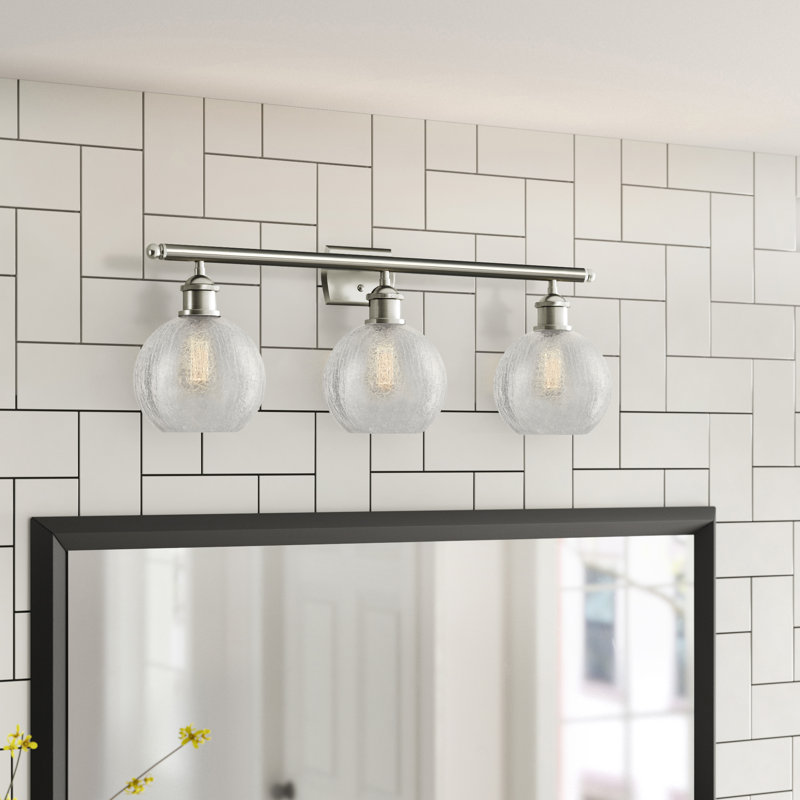 Baptista 3 - Light Dimmable Vanity Light, Brushed Satin Nickel