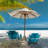 Lemon Pattern Aluminum Folding Backpack Beach Chair-92487722