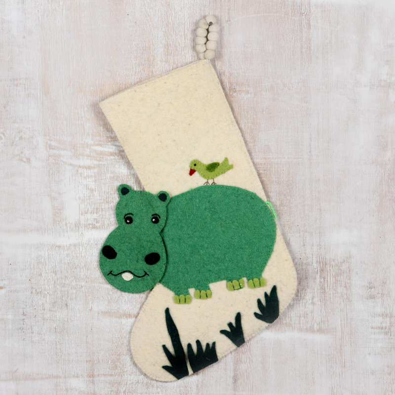 Chaussette de Noël Happy Hippo
