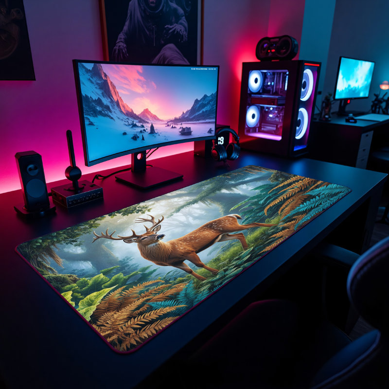 Polyester Desk Pad, 23.6x13.8