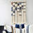 Boho Blue 15.7''w Macrame Wall Hanging