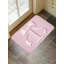 Tapis rose pour salle de bain
