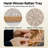 Decorative Round Coffee Table Tray, Mother of Pearl Inlay Tray, Ratten Serving Tray for Kitchen Counter, Living Room and Ottoman-1446109709-1446109707