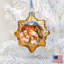 3'' Handmade Glass Holiday Shaped Ornament