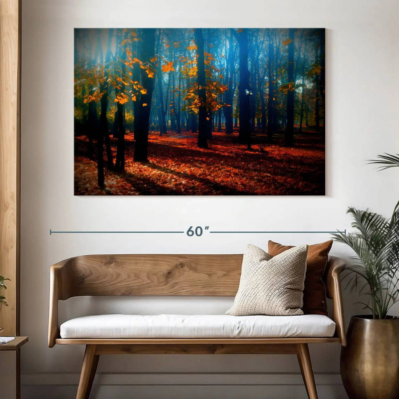 Harnek Autumn Park Trees, H 34 po x l 51 po