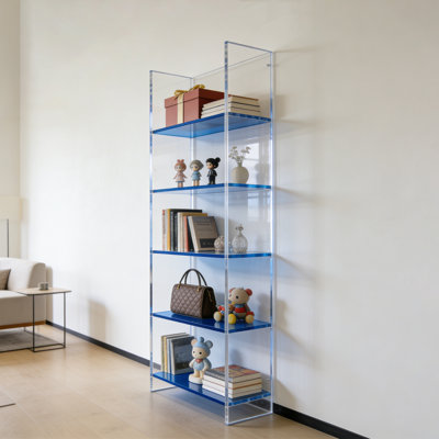 Multi-functional acrylic display bookcase