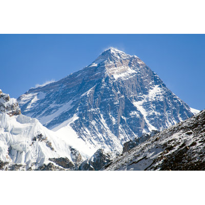 «Top of Mount Everest - Way to Everest Base Camp» - Népal - photographie sur toile tendue