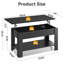 Table basse à plateau relevable Sparta avec rangement et tablette ouverte, table basse moderne, table basse carrée pour le salon et le bureau personnel-1747127178