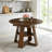 43.3In-59In Extendable Round Dining Table For 4-8, Modern Kitchen Oval Dining Table With Removable Leaves, Wood Base With Storage Shelf For Kitchen Living Room (Walnut)-788505315