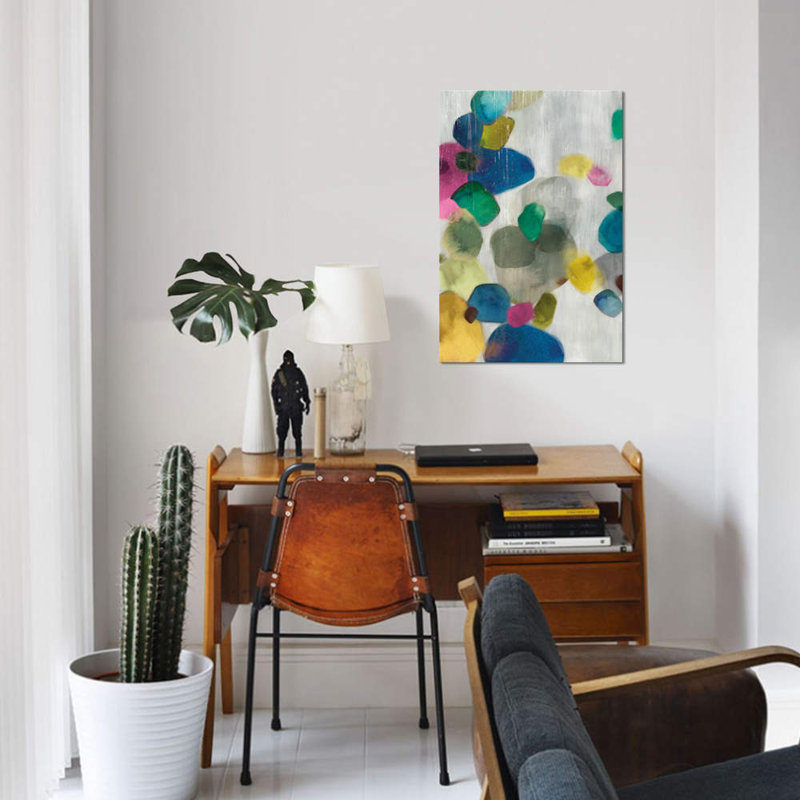 «Shadow Pebbles I», impression sur toile, H 26 po x l 18 po x P 1,5 po, Toile tendue, Pas de tapis