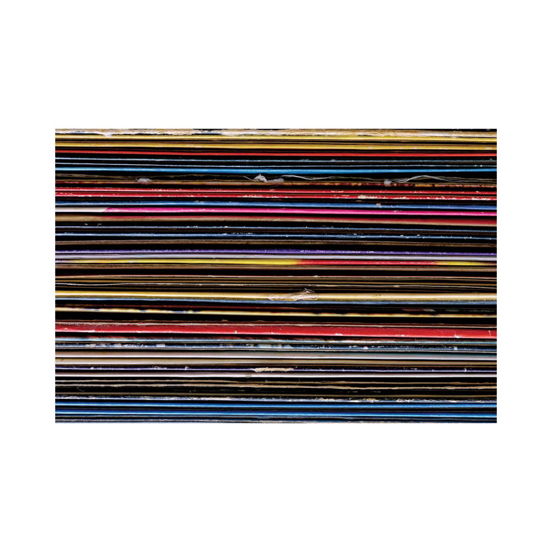 Vinyle Collection II par Tom Quartermaine - photographie sur toile tendue, H 26 po x l 40 po x 1,5 po