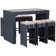 Motter 6 - Person Wicker Patio Dining Set with Rectangular Table , Cushions Included