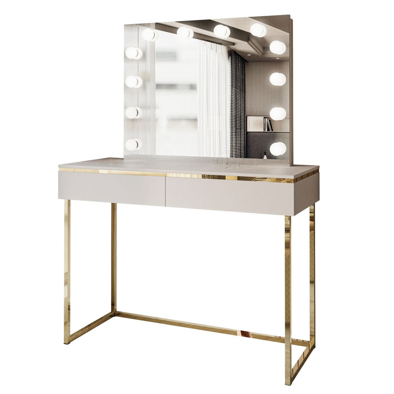 Eastport Dressing Table with Mirror