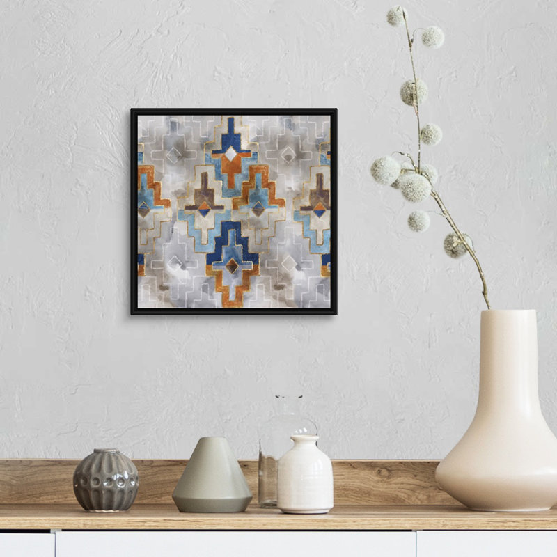 « Essence II » par Eva watts, reproduction d’art sur toile, Toile avec cadre noir, H 14 po x l 14 po x P 1,75 po