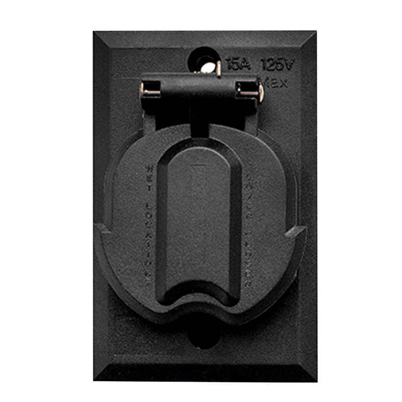 Accessoire de prise de courant recouvert de poteau