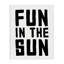 «Fun In Sun Simple Sentiment», conception par Lettré et doublé-1120866382