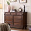 Armoire d'appoint en noyer massif