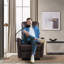 Fauteuil inclinable électrique 30,7 po en similicuir-1065669858